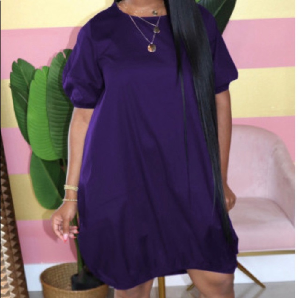 Purple dress for my Beautiful Full Figured Ladies